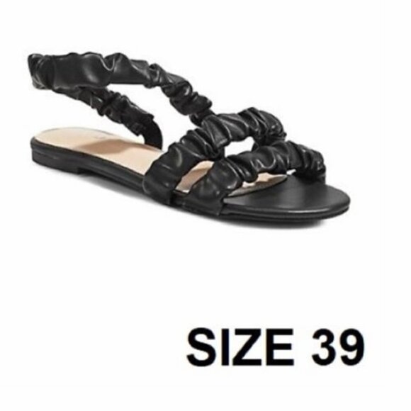 Raid Adorned Flat Sandal in Black/Tan. Size: 39 (8US) - NWT/NIB. - Picture 10 of 12